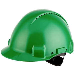 3M™ zaštitna kaciga, Uvicator, Ratchet, ventilirana, plastična traka za znoj, zelena G3000NUV-GP 3M  G30NUG zaštitna kaciga  zelena slika