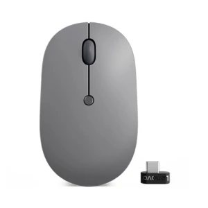 Bežični miš Lenovo Go USB-C Miš RF bežični optički s obje ruke 2400 DPI Lenovo Go USB-C miš bežično, bežični optički siva 5 Tipke 2400 dpi slika