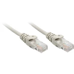 LINDY 48374 RJ45 mrežni kabel, Patch kabel cat 5e U/UTP 70.00 m siva  1 St.