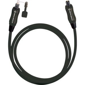Oehlbach Toslink Digitalni audio Priključni kabel [1x Muški konektor Toslink (ODT) - 1x Muški konektor Toslink (ODT)] 2 m Crna slika