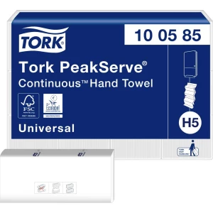TORK 100585 PeakServe® papirnati ručnici  bijela 69 x 50 g//pakiranje   1 Set slika