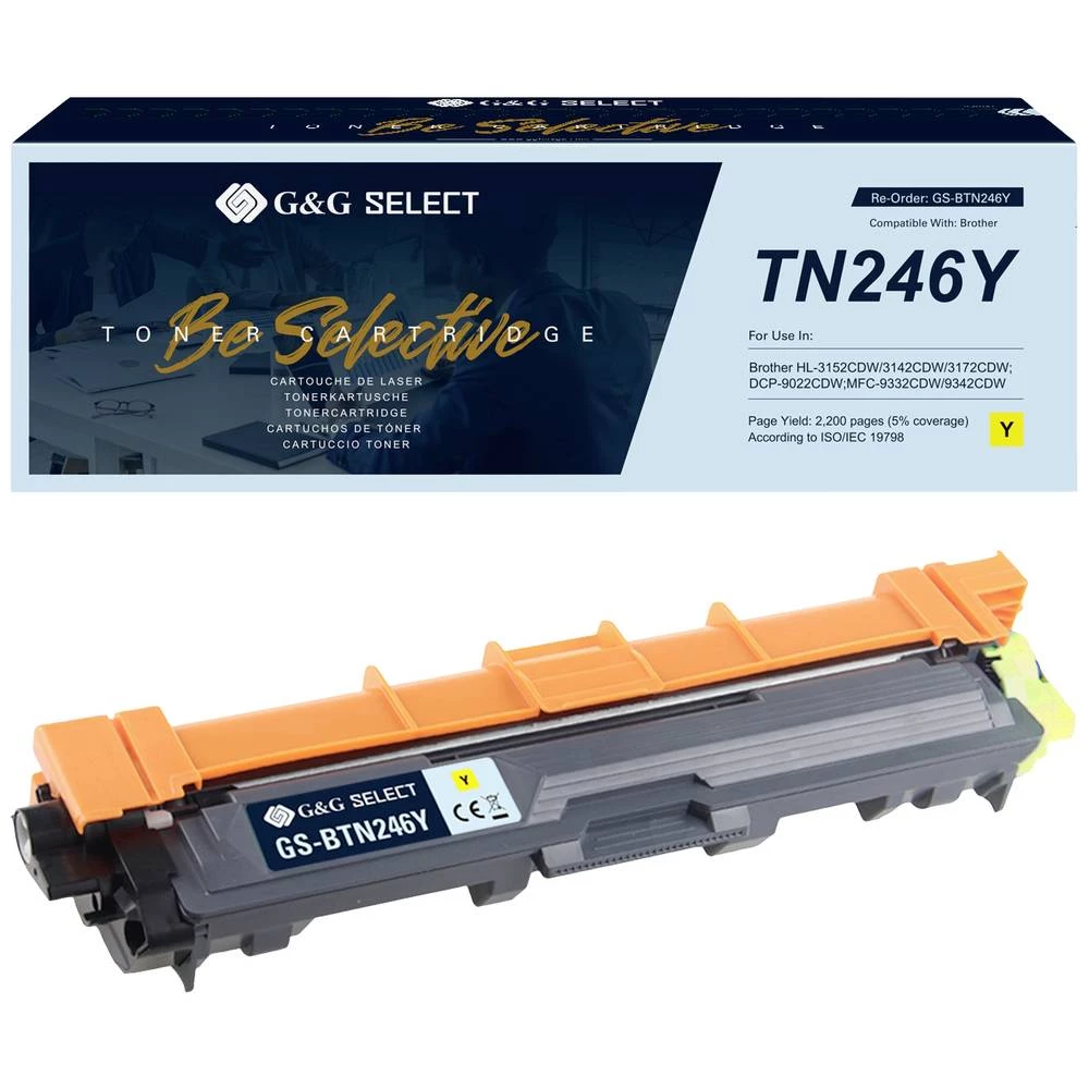 G&G toner zamijenjen Brother TN-246Y kompatibilan  žut  TN-246Y GS-BTN246Y slika