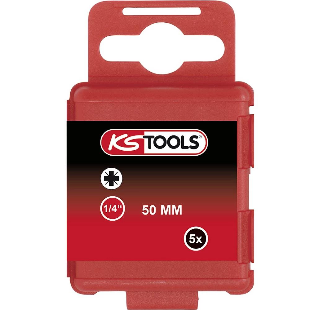 KS Tools 911.2229 9112229 križni bit PZ 1 poniklovani E 6.3 5 St. slika