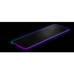 Gaming podložak za miša Steelseries QcK Prism Cloth XL Osvjetljen Crna, RGB slika