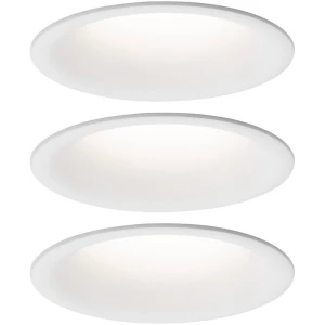 LED ugradna svjetiljka Cymbal Coin osnovni set IP44 77mm Coin 3x6.3W 3x430lm 230V 2700K mat bijela Paulmann  LED ugradno svjetlo za kupaonicu 3-dijelni komplet    18.9 W slika