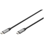 Digitus USB kabel USB 3.2 gen. 1 (USB 3.0) USB-C®, USB-C® utikač 1 m crna  DB-300220-010-S
