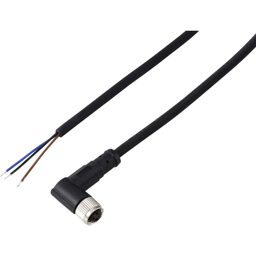 TRU COMPONENTS TC-13748760 priključni kabel M8 x 1 ženski konektor, kutni 2 m Broj polova: 3 1 kom. slika