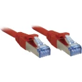 LINDY 47170 RJ45 mrežni kabel, Patch kabel cat 6a S/FTP 20.00 m crvena sa zaštitom za nosić 1 St. slika