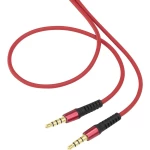 Jack audio priključni kabel [1x jack utikač 3.5 mm - 1x jack utikač 3.5 mm] SpeaKa Professional 0.50 m, crvena, SuperSoft oplašt
