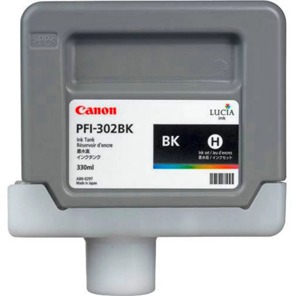 Canon Patrona tinte PFI-302BK Original Crn 2216B001