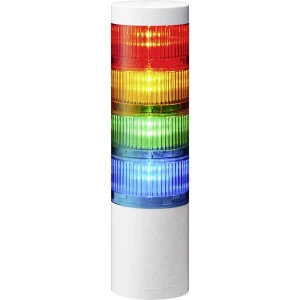 Signalni toranj LED Patlite LR7-402WJNW-RYGB 4-bojno, Crvena, Žuta, Zelena, Plava boja 4-bojno, Crvena, Žuta, Zelena, Plava boja slika