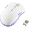 LogiLink ID0130 Bežični miš Optički Bijelo-plava slika