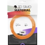 Filament-Paket 3D Simo 3Dsimo-ABS-2 ABS plastika 1.75 mm Narančasta, Crna, Bijela 120 g