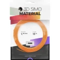 Filament-Paket 3D Simo 3Dsimo-ABS-2 ABS plastika 1.75 mm Narančasta, Crna, Bijela 120 g slika