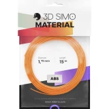 Filament-Paket 3D Simo 3Dsimo-ABS-2 ABS plastika 1.75 mm Narančasta, Crna, Bijela 120 g