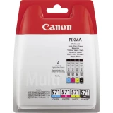 Canon Patrona tinte CLI-571 BKCMY Original Kombinirano pakiranje Foto crna, Cijan, Purpurno crven, Žut 0386C005