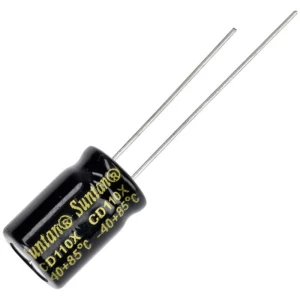Suntan TS13DE1C471MSB040R elektrolitski kondenzator 3.5 mm 470 µF 16 V 20 % (D x Š) 12 mm x 8 mm 5 St. slika