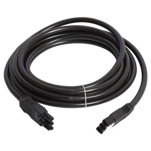 Hager GKWAD03050 spojni kabel mrežni adapter - mrežni konektor Ukupan broj polova: 2 + PE crna 5 m 1 St. slika