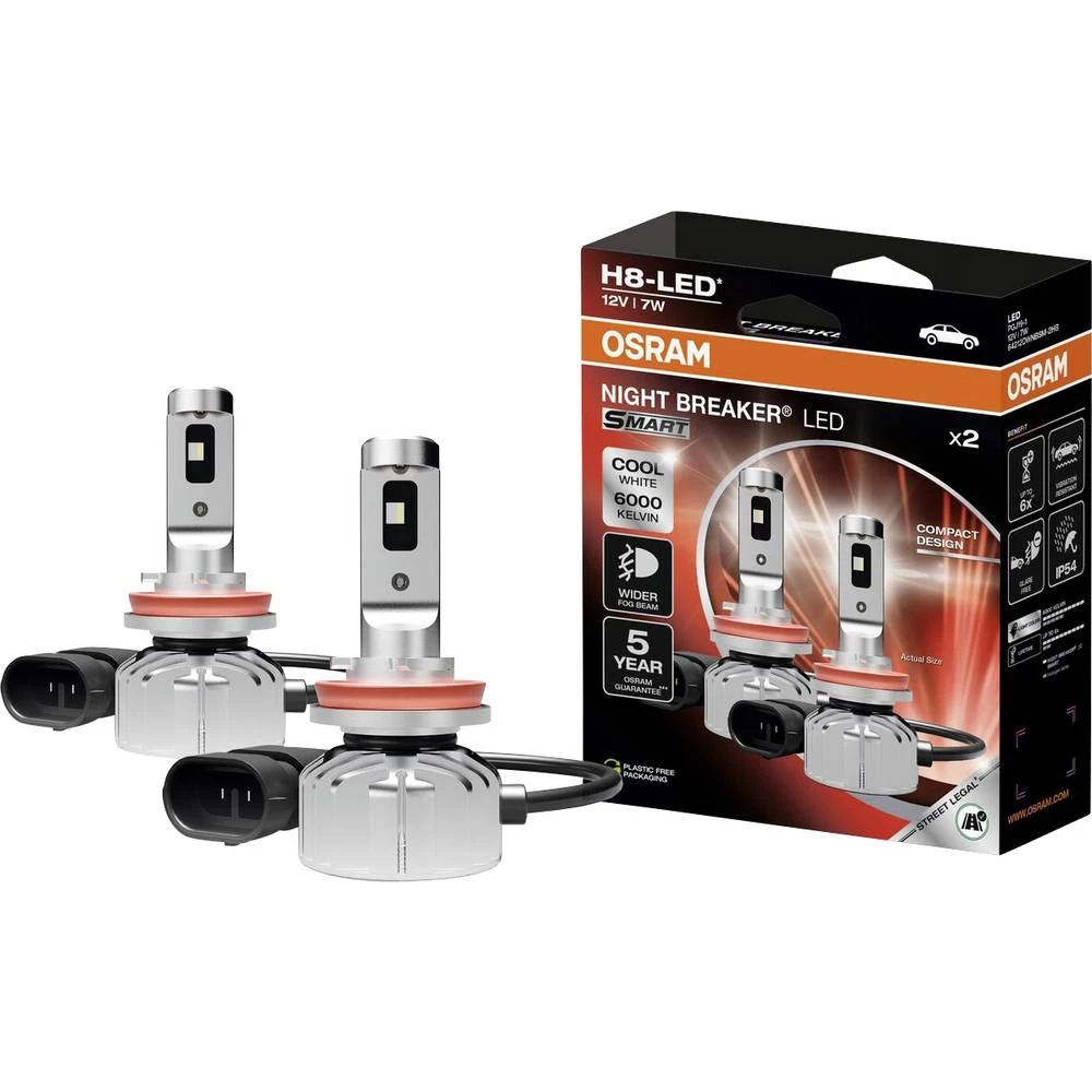 OSRAM 64212DWNBSM-2HB led žarulje NIGHT BREAKER® LED SMART H8 12 V slika