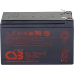 CSB Battery GPL 12120 GPL12120F2 olovni akumulator 12 V 12 Ah olovno-koprenasti (Š x V x D) 151 x 100 x 98 mm plosnati p