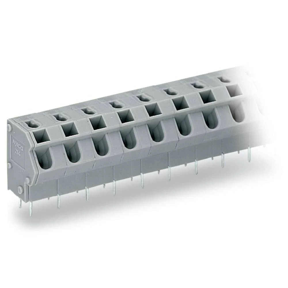 WAGO 254-552 opružna blok spojka 1.50 mm² Broj polova (broj) 2 siva 280 kom. slika