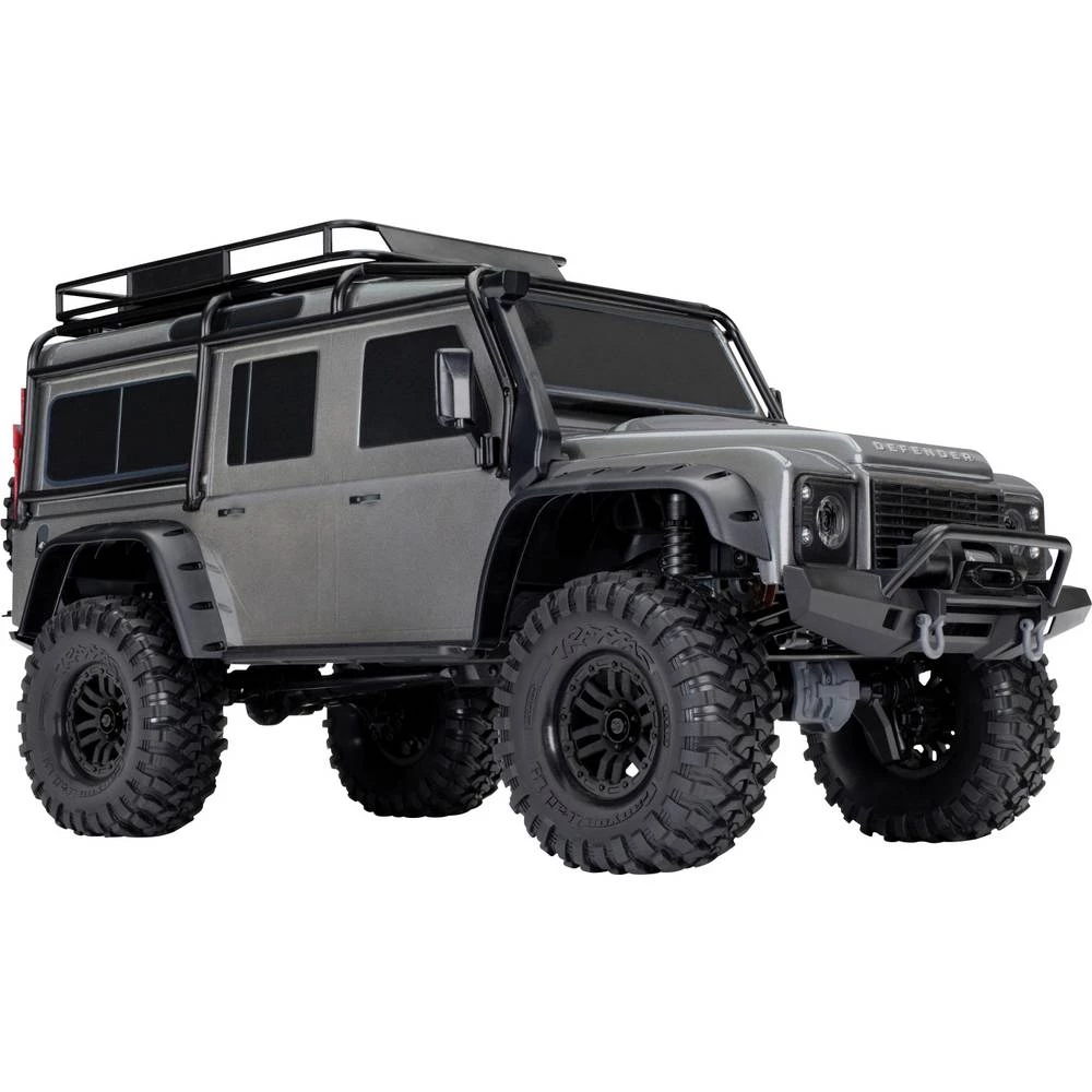 Traxxas TRX-4 Land Rover Defender s četkama 1:10 RC model automobila električni crawler pogon na sva četiri kotača (4wd) slika