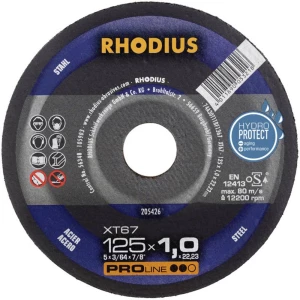 Rhodius XT67 205710 Rezna ploča ravna 180 mm 22.23 mm 1 ST slika