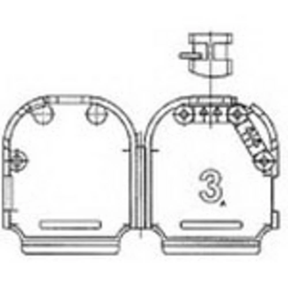 TE Connectivity AMPLIMITE Plastic Strain ReliefAMPLIMITE Plastic Strain Relief 749626-1 AMP slika