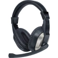 SpeedLink THEBE slušalice 2x 3,5 utičnica (mikrofon/slušalice) sa vrpcom preko ušiju crna slika