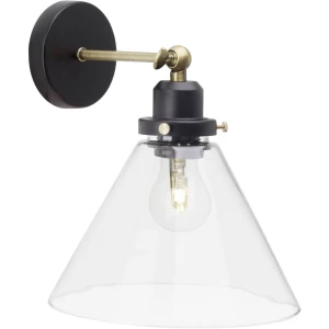 Zidna svjetiljka E27 30 W LED Brilliant Ronald 94273/76 Crna, Starinski mjed, Prozirna slika