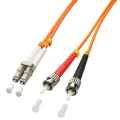 LINDY 46490 Glasfaser svjetlovodi priključni kabel [1x muški konektor LC - 1x ST-utikač] 50/125 µ Multimode OM2 1.00 m slika