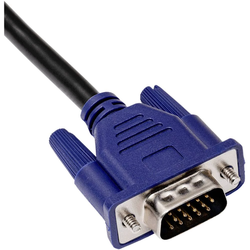 Akyga priključni kabel 3.0 m crna AK-AV-07 VGA kabel slika