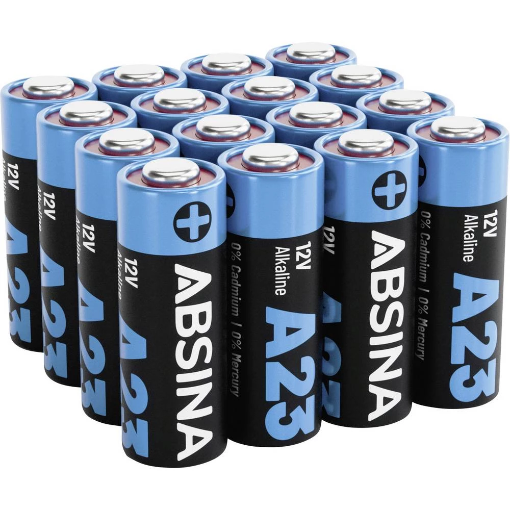 Absina specijalne baterije 23 A alkalno-manganov 12 V 55 16 kom. slika