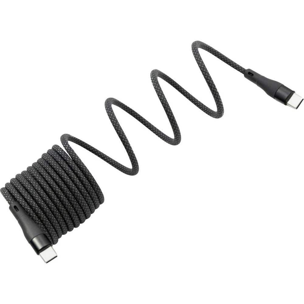 BKL Electronic USB-C kabel USB 2.0 USB-C® utikač 1.5 m crna pletena zaštita 10080172 slika