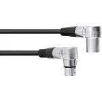 Omnitronic 30220630 XLR priključni kabel [1x XLR utikač 3-polni - 1x XLR utičnica 3-polna] 1.50 m crna
