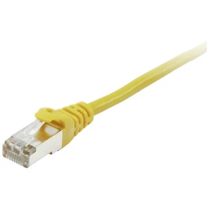 Equip 605564 RJ45 mrežni kabel, Patch kabel cat 6 S/FTP 5 m žuta pozlaćeni kontakti 1 St. slika