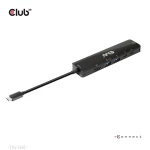 CLUB3D USB Gen1 Type-C, 6-u-1 Hub s HDMI 8K30Hz, 2xUSB Type-A, RJ45 i 2xUSB Type-C, Data i PD punjenje 100 W club3D Club3D USB-6-in1-HUB USB-C - HDMI/2xUSB/ USB-C® (3.2 gen. 2) čvorište s više pri...