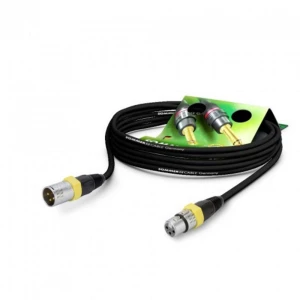 Hicon GA1B-1500-SW-GE XLR priključni kabel [1x XLR utičnica 3-polna - 1x XLR utikač 3-polni] 15.00 m crna slika