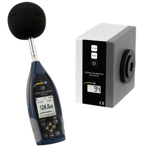 Komplet uključuje mjerač razine zvuka PCE-430 i kalibrator PCE-SC 09 PCE Instruments razina zvuka-mjerni instrument   PCE-430-SC 09 slika