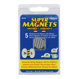 Blanko magnet (Ø x V) 19 mm x 1.5 mm okrugli plemeniti čelik 5 St. 207079 slika