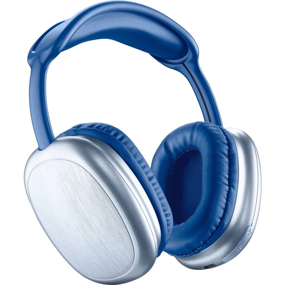 Cellularline Over Ear Headset Bluetooth®, bežični, žičani plava boja kontrola glasnoće, utišavanje mikrofona slika