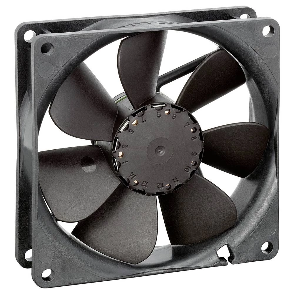 EBM Papst 3412NGLE aksijalni ventilator 12 V/DC 58 m³/h (D x Š x V) 92 x 92 x 25 mm slika