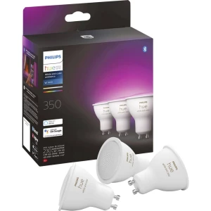 Philips Lighting Hue LED žarulja 871951434276700 Energetska učinkovitost 2021: G (A - G) Hue White & Col. Amb. GU10 Dreierpack 3x230lm GU10 12.9 W toplo bijela do hladno bijela Energetska uči slika