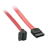 LINDY tvrdi disk priključni kabel [1x SATA-utikač 7-polni - 1x SATA-utikač 7-polni] 0.5 m crvena