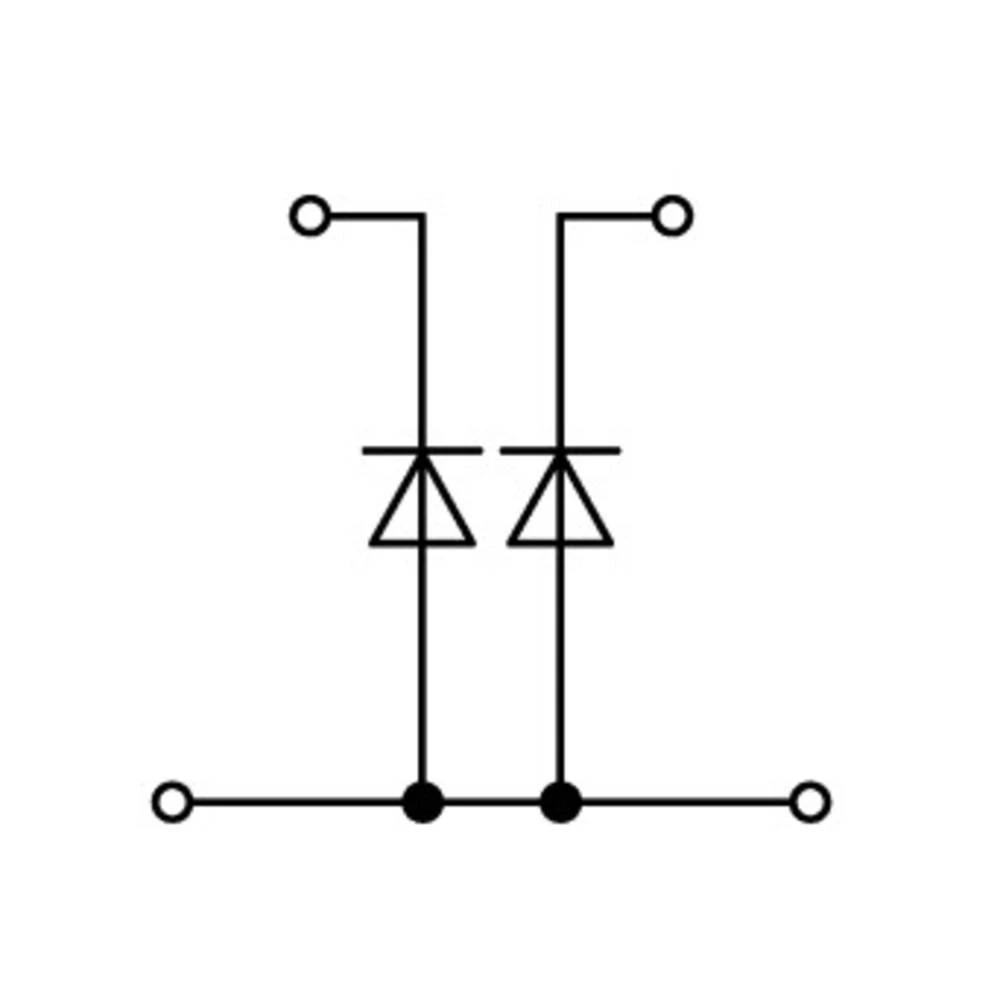 WAGO 870-542/281-487 dvokatna diodna stezaljka 5 mm opruga Dostupnost: l siva 50 St. slika