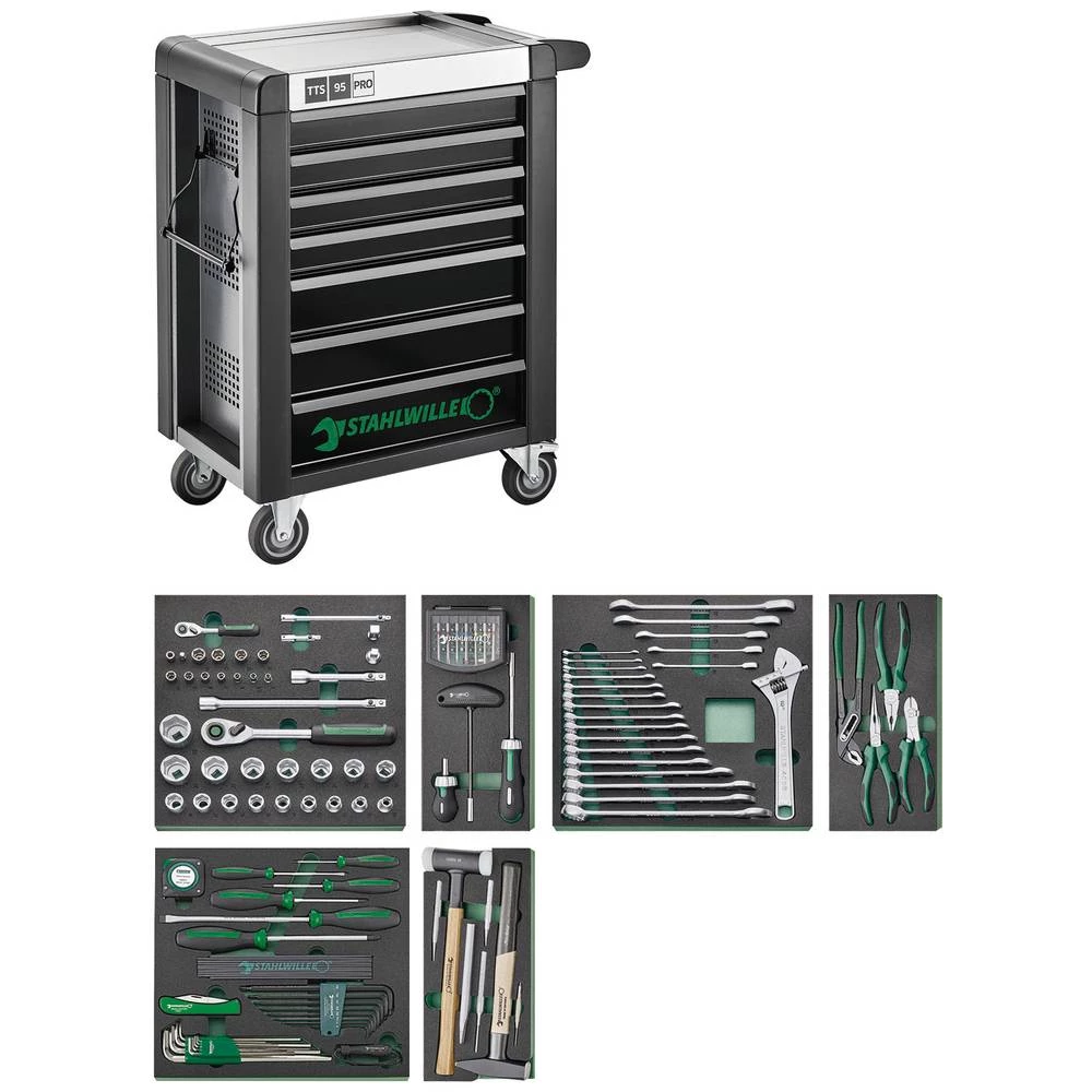 Stahlwille 98830192 kolica za alat Boja proizvođača: crna slika