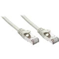 LINDY 48349 RJ45 mrežni kabel, Patch kabel cat 5e F/UTP 20.00 m siva sa zaštitom za nosić 1 St. slika