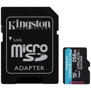 Kingston Canvas Go! Plus sd kartica 256 GB Class 10 UHS-I uklj. sd-adapter slika