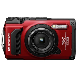 OM System TG-7 red digitalni fotoaparat 12 Megapiksela  crvena  otporan na udarce, vodootporno, 4K-video slika