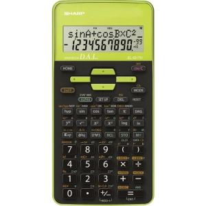 Školski kalkulator Sharp EL-531TH Zelena Zaslon (broj mjesta): 10 baterijski pogon (Š x V x d) 80 x 15 x 161 mm slika